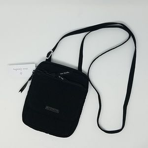 NWT Vera Bradley Mini Hipster Classic Black B8D